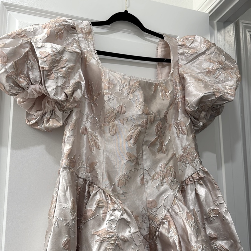ASOS Puff Mini Dress - Picture 3 of 5